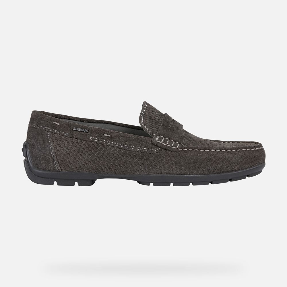 Geox Erkek Loafers Koyu Zeytin Yeşili - Moner 2Fit - ENS-047526